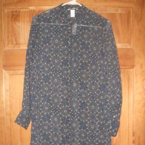 H&M Long Sleeve Button Up Dress